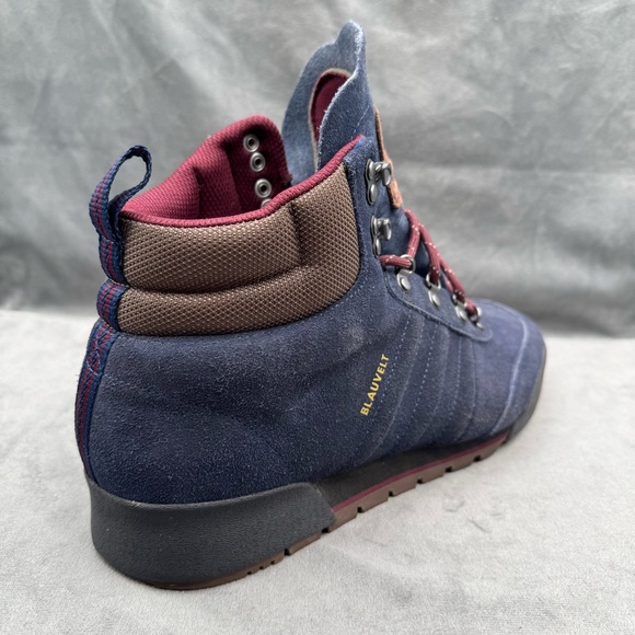 Adidas Jake Boot 2.0 Mens Size 11 High-Top Sneakers Shoes Blue Suede Blauvelt - Picture 2 of 14